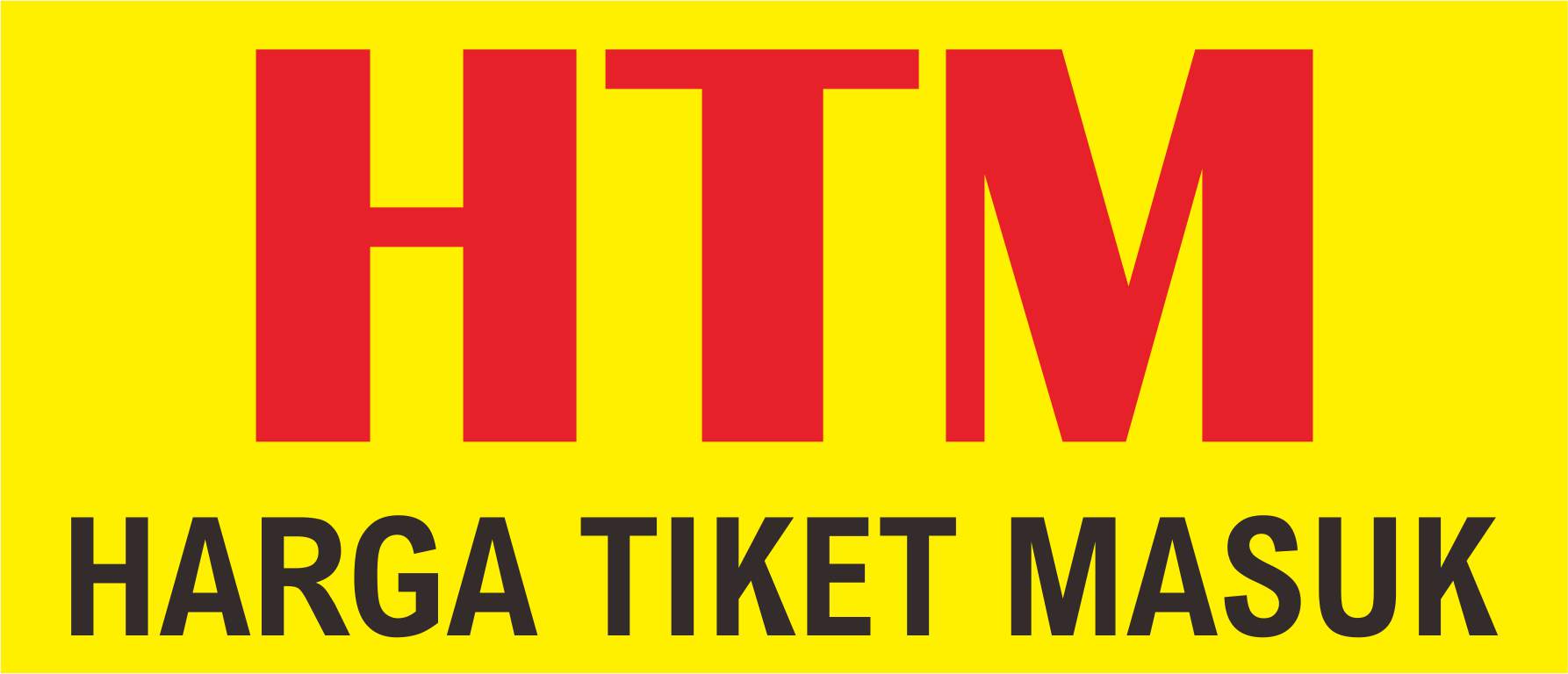 Harga Tiket Masuk Rp 30.000,-